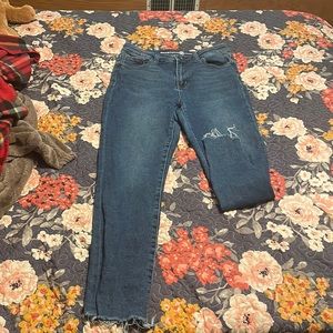 Jeans skinny have been worn once